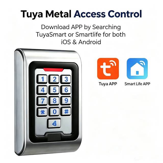 Tuya WiFi Access Control Reader Smart Life App RFID Door Entry Control System,tuya cloud based access control