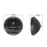 Systèmes d'éclairage automobile 7 pouces Faros Led Para Autos 30W 7 ''phare de voiture Led rond Buggy pour Wrangler Tj Jk accessoires