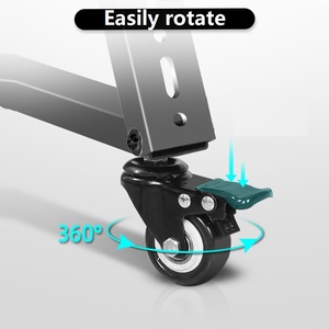 Hillport TV giỏ hàng TV di động đứng LED LCD 360 xoay 32-70 inch khung TV cho sân khấu phòng tầng gắn Di chuyển xe đẩy núi - Product Image 3