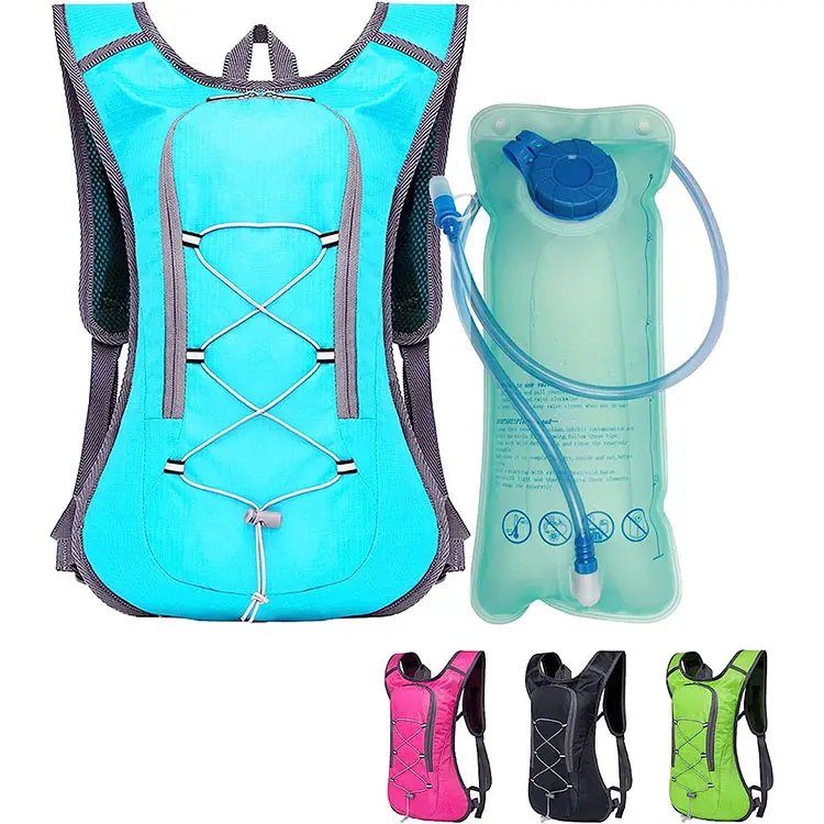 Hydration Pack with Free 2L Free Water Bladder, Lightweight Water Rucksack Backpack Perfect for Hiking, Running, Cycling