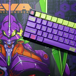 Juego de teclas de perfil XDA para teclado mecánico, <span class=keywords><strong>EVA01</strong></span>, tema, 120 teclas, PBT, sublimación - Product Image 2