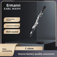 EarlMann Professional C-key Oboe by Activity-Ilman Musical Instrument Factory Made of Wood High-grade Professional Suitcase