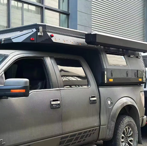 QC Overland 4x4 Pop-Up Truck Camper RV Slide-On Pliable Léger Imperméable Mini <span class=keywords><strong>Caravane</strong></span> Camping Capacité 4 Personnes - Product Image 3