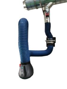 Bras d'<span class=keywords><strong>extraction</strong></span> de fumée de soudure flexible industrielle/capot d'<span class=keywords><strong>extraction</strong></span> de poussière de soudure pour l'atelier d'échappement de poussière - Product Image 3