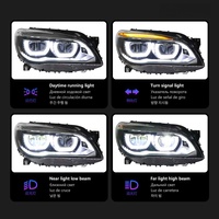 Adapté aux années 2009-2014 pour BMW F01 F02, modification des phares pour les modèles 740i, 730i, 735i, ensembles de phares de voiture