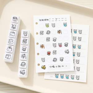 Juego de Sellos de Gatitos SIMNO de 6 Piezas 4.0, Conveniente y Rápido, Diseño Único Kawaii, Favorito de los Niños - Product Image 6