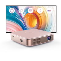Projecteur DLP portable 4K S-90 Android 9 projecteur de poche Android intelligent double bande WiFi pour jeu vidéo 3D Home cinéma extérieur