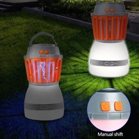 Lámpara LED Nocturna Electrónica para Interiores y Exteriores, Recargable por USB, Lámpara Eléctrica, Trampa para Mosquitos