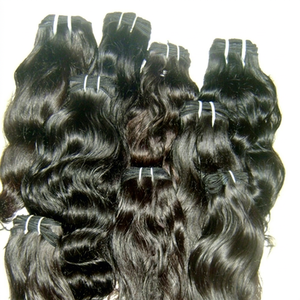 Tejido de pelo rizado, pelo remy perfecto sin caída de la india, tejido de cabello humano remy de la mejor onda de la india - Product Image 1