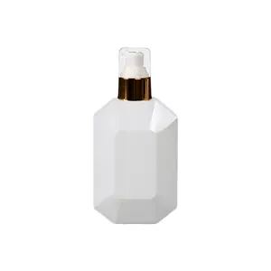 150 мл китайский поставщик квадратный Янтарный шампунь PETG бутылка для душа пустые бутылки для шампуня hoder