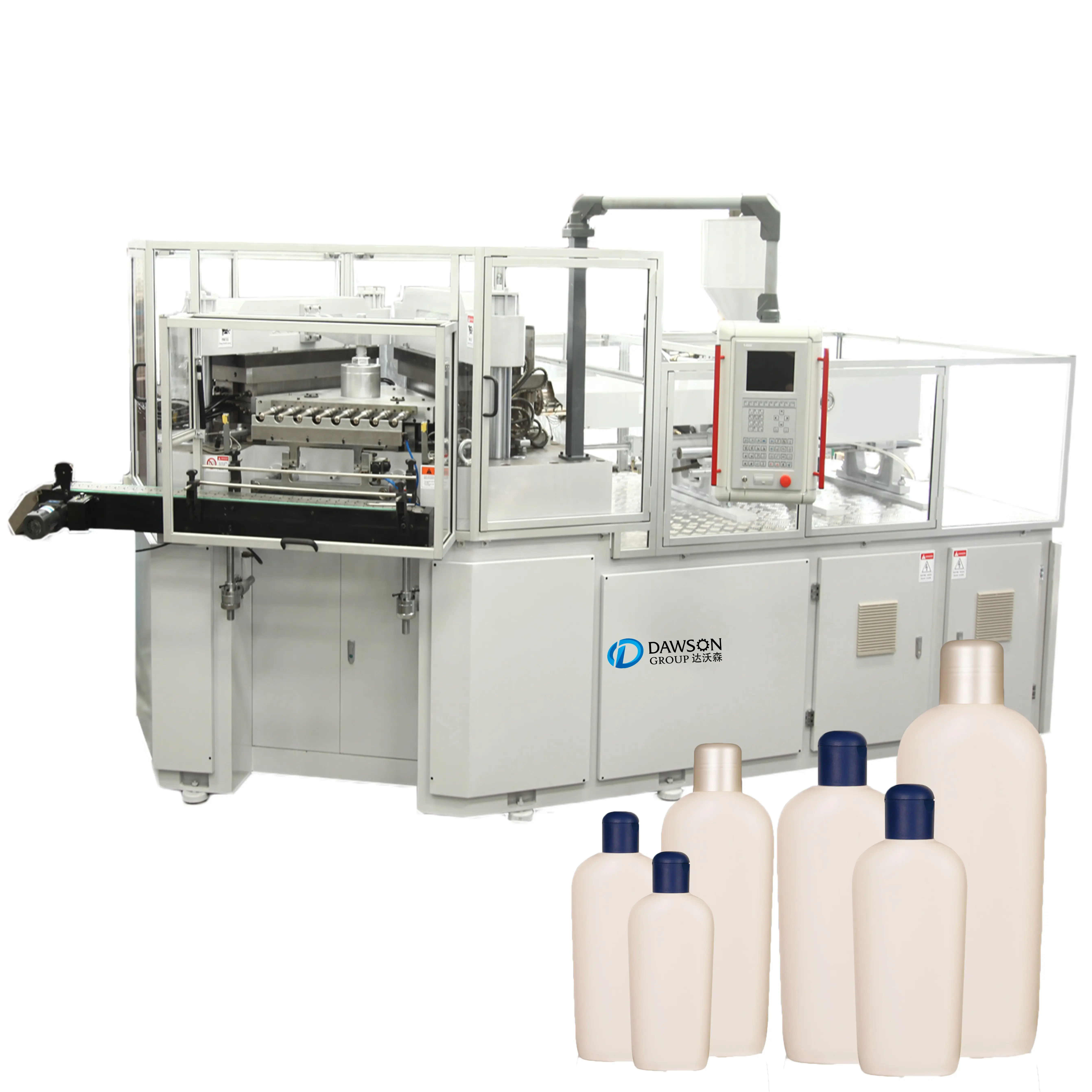 Mesin Plastik bulat 1L 500ml hasil tinggi untuk mesin cetak tiup botol pembersih mesin cetak tiup injeksi
