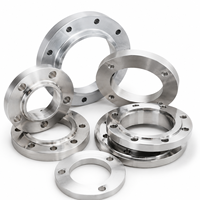 Pièces tournées CNC de précision sur mesure en acier inoxydable, aluminium, laiton, cuivre, anneaux à bride fendue, plaques de montage à trous de boulons, OEM ODM