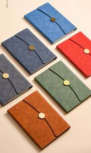 Promote Wholesale Business PU Leather <b>Diaries</b> and Customize LOGO <b>A5</b> Notebooks for Meetings - Product Image 6