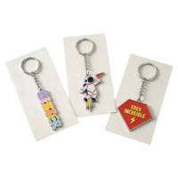 Porte-clés personnalisés imprimés en 3D SLA/SLM/SLS, figurines de dessins animés, modèles d'animaux, ornements miniatures pour cadeau souvenir