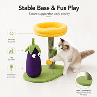 Arbre à chat avec poteaux à gratter en sisal, perchoir en peluche, structure d'escalade pour chat d'intérieur, centre d'activités, vente en gros, OEM, personnalisé