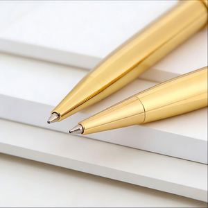 Stylos à bille métalliques de luxe dorés en gros – Stylos élégants pour signature avec logo personnalisé, idéaux pour les cadeaux d'entreprise - Product Image 5