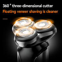 Rasoir Électrique KEMEI Km-774 à Trois Têtes Flottantes 360° 3D pour Homme, Affichage LCD 4W, Haute Vitesse, Qualité Supérieure