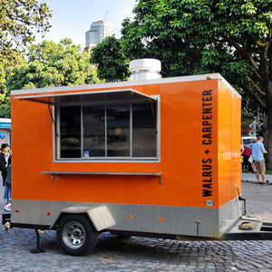 Remorque de restauration professionnelle en fibre de verre, cuisine mobile avec service de restauration rapide pour événements en plein air et restaurants - Product Image 4