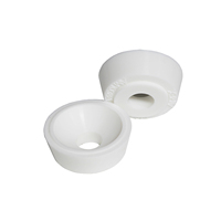 Bouchon conique en silicone avec trou (haute élasticité); bouchon de tube en silicone scelle l'ouverture du tuyau.