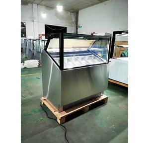 Congelador Exhibidor de Helados Belnor/Kohinur de Acero Inoxidable y Vidrio con Enfriamiento por Aire para Restaurantes/Hoteles - Product Image 4