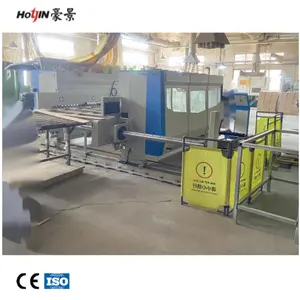 Solid wood parquet floor slotting production line in wood working machinery