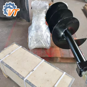 Thủy lực Auger ổ đĩa trái đất Auger bài lỗ Digger Mini Skid chỉ đạo Auger tập tin đính kèm khoan cho máy xúc máy kéo cần cẩu backhoe - Product Image 4