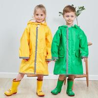 Enfants Grand Chapeau Imperméable Bande Réfléchissante Enfants Poncho De Pluie 3d Étudiants Veste De Pluie pour L'école Style Animal Avec Capuche Gear