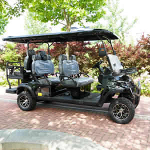 Carrito <span class=keywords><strong>de</strong></span> Golf Eléctrico <span class=keywords><strong>de</strong></span> 6 Plazas 2026, Batería <span class=keywords><strong>de</strong></span> Litio, Aluminio, 30-50 km/h, 70-90 km <span class=keywords><strong>de</strong></span> Autonomía, para Turismo, <span class=keywords><strong>Hoteles</strong></span>, Villas, Aeropuertos - Product Image 4