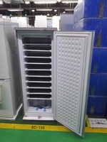 Congélateur vertical de qualité supérieure de 198 litres avec 11 niveaux pour machine à glaçons et poisson, pour usage commercial, marché sénégalais