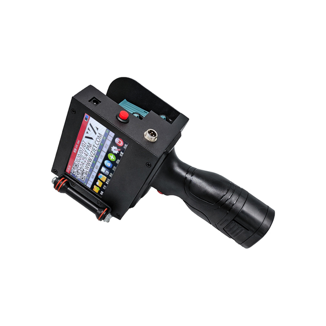 T50 50mm Height Handheld Inkjet Code Printing Machine Hand Jet Printer With Fast Dry Ink Cartridge