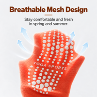 Chaussettes antidérapantes pour enfants, chaussettes basses avec grip en silicone sur toute la semelle, maille respirante, talon 3D, pour les jeux en intérieur, tout-petits et enfants
