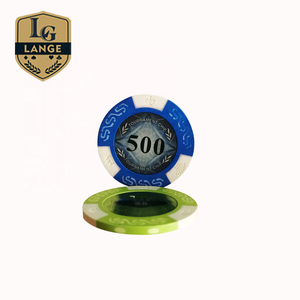 Jetons de poker <span class=keywords><strong>Paulson</strong></span> en argile avec design d'autocollant personnalisé, plateau holographique de casino - Product Image 5