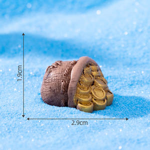 Aquarium sous-marin paysage décor ornements bricolage aquarium décoration Miniature résine Simulation trésor <span class=keywords><strong>coffre</strong></span> ornement artisanat - Product Image 6