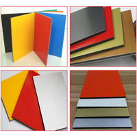 Alucobond Feuille Pvdf ACP ACM Panneaux composites pour murs rideaux en aluminium Fabrique des feuilles Prix Revêtement mural extérieur commercial