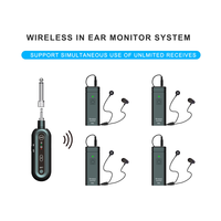Système de monitoring intra-auriculaire sans fil UHF avec portée de 50 m et faible latence pour les performances scéniques professionnelles et les musiciens