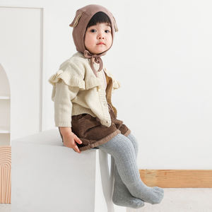 Collants épais pour enfants, <span class=keywords><strong>collant</strong></span> en <span class=keywords><strong>laine</strong></span> d'agneau, de couleur unie, épais et chaud, vente en gros, hiver, - Product Image 2