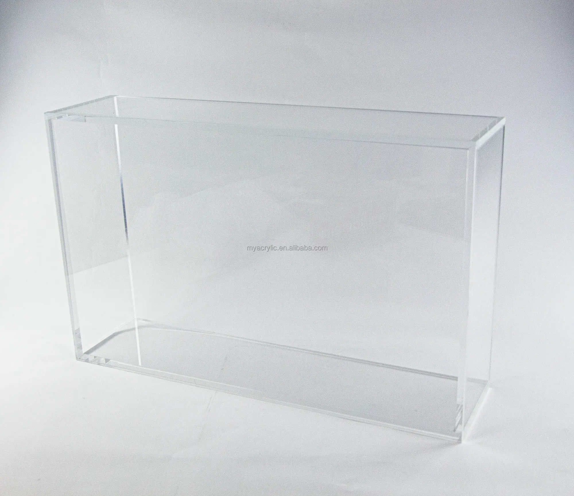 Boîte acrylique d'accessoire de conception d'art d'idée de meubles de PMMA pour la boîte transparente de paysage écologique de banc