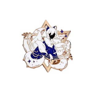 Hat Pins Vàng Nhỏ Kim Loại Mềm Men Tùy Chỉnh Nút Pins Số Lượng Lớn Epoxy Saudi Arabia Nam Châm Ve Áo Pins - Product Image 2