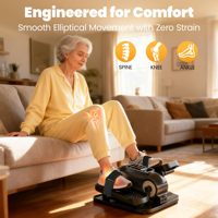 Mini stepper silencieux avec base stable et mouvements fluides, appareil d'exercice à faible impact et sans effort pour la maison et le cardio quotidien
