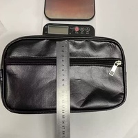 Trousse de Toilette de Voyage d'Affaires pour Hommes en Cuir PU Minimaliste Classique, Petite, Organisateur de Maquillage et de Lavage, Vente en Gros