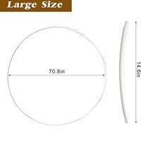 Support d'arche ronde en PVC pour ballons de mariage, 1,5 m/1,8 m, durable, pour décorations de fête, vente en gros