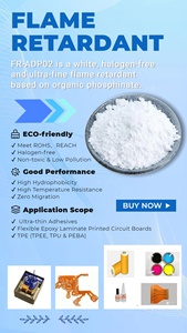 Muestra Gratuita de Polvo Blanco Retardante de Llama Sin Halógenos, Fósforo Orgánico 23.5% (p/p), Pureza 99.5%, Agente Auxiliar Químico 350+ - Product Image 2
