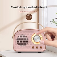 Jedel Nouveau DW21 Haut-parleur en plastique rétro tendance 5.0, cadeau créatif personnalisé, mini haut-parleur portable sans fil de bureau haute fidélité 3W