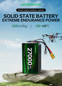 Batería de Iones de Litio de Estado Semisólido NMC de 27000 mAh del Fabricante Original, 4.45 V, Descarga 5C-10C, 1000 Ciclos, CE/ROHS - Product Image 5