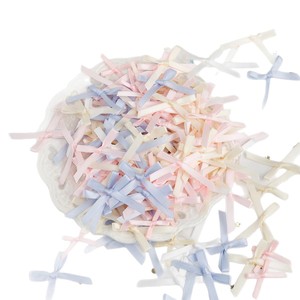 Nine-Colored Ribbon Mini Bow Decorative Accessories 3mm Handmade Polyester Multi-Color For Home Decoration DIY Craft - Product Image 5