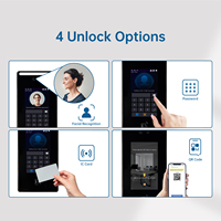 Reconocimiento facial inteligente Control De Acceso Aplicación Bluetooth Rfid Qr Lector De Código Escritor Sistema De Control De Acceso De Puerta Con Cámara De Puerta