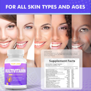 Suplemento multivitamínico Soporte Adultos Vitaminas Cápsula multivitamínica nutricional vegetal para mujeres - Product Image 4