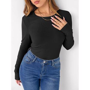 FOXA – chemise thermique à manches longues pour femme, col ras du cou, sous-vêtement chaud, vêtements décontractés pour l'automne et l'hiver - Product Image 4
