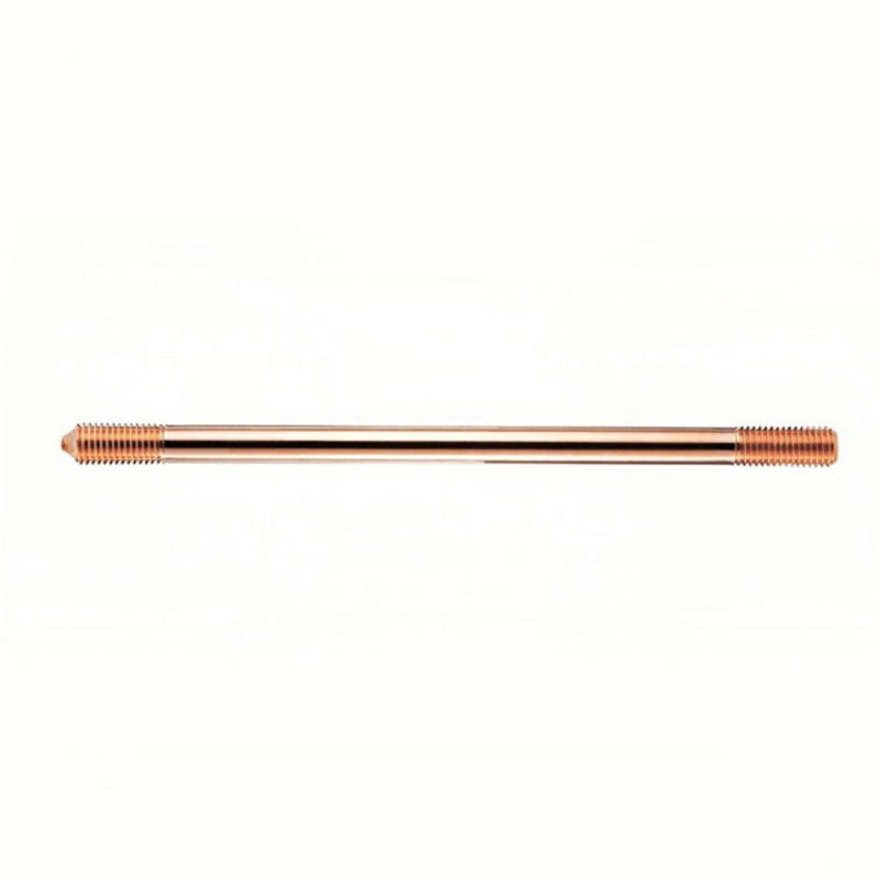 Customizable Threaded Copper Bonded Earthing Rod Durable Corrosion ...