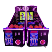 Machine de basket-ball LCD à monnayeur pour centre commercial, aire de jeux intérieure, jeu de sport, simulateur de basket-ball